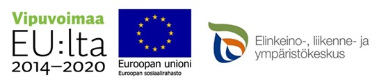 Euroopan unionin ja ely-keskuksen logo