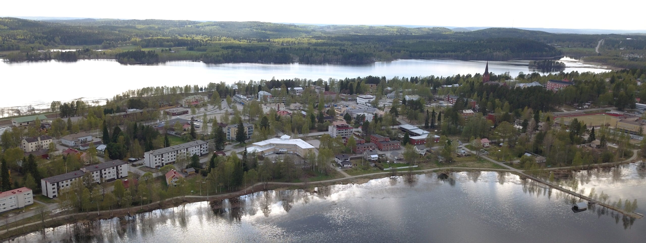 Ilmakuva Nurmeksesta